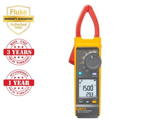 Fluke 393 FC CAT III 1500 V True-rms Clamp Meter with iFlex