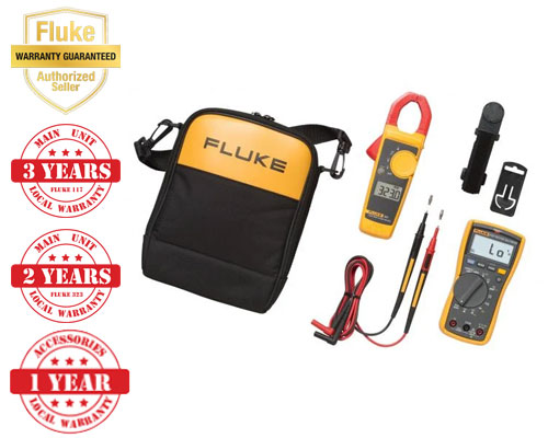 Fluke 117/323 Electricians Combo Kit: Includes Multimeter and Clamp Meter