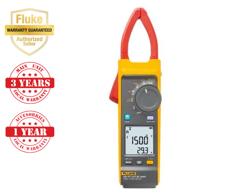 Fluke 393 FC CAT III 1500 V True-rms Clamp Meter with iFlex