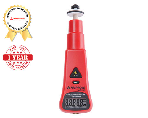 Amprobe TACH-10 Contact and Non-Contact Tachometer